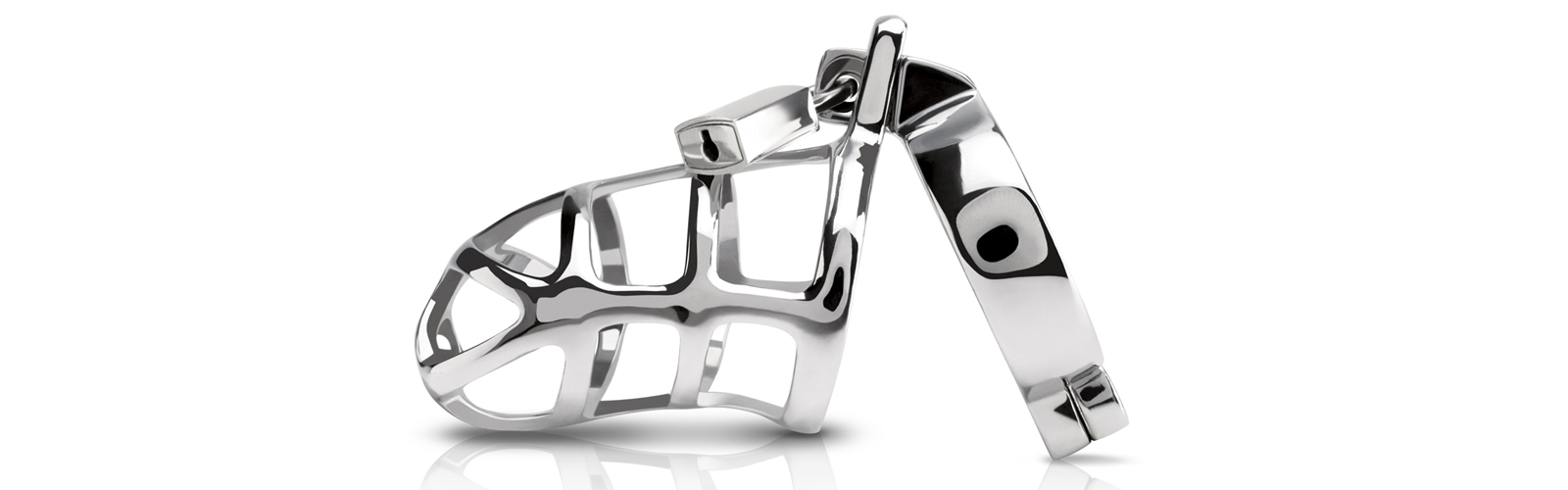 Pipedream Polished Steel Chastity Cage