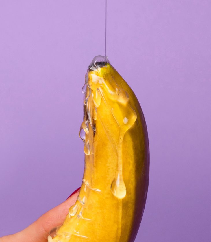 Lubricant on a banana