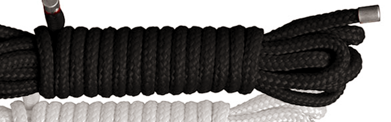 Shibari Rope in Black and White