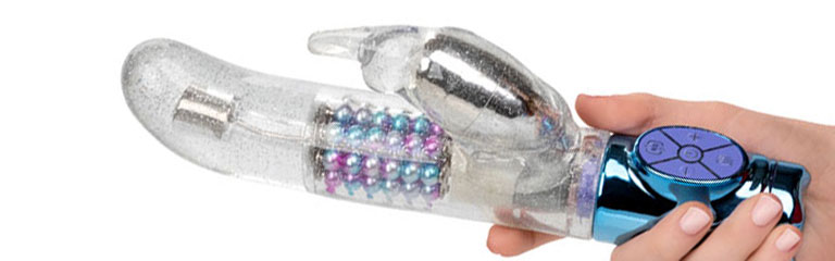 The Calexotic Party In My Pants is a disco themed take on the original rabbit vibrator
